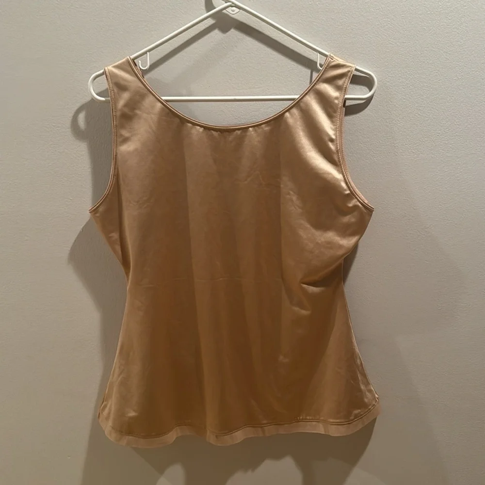 NWT Scoop Neck Camisole Nude 2x